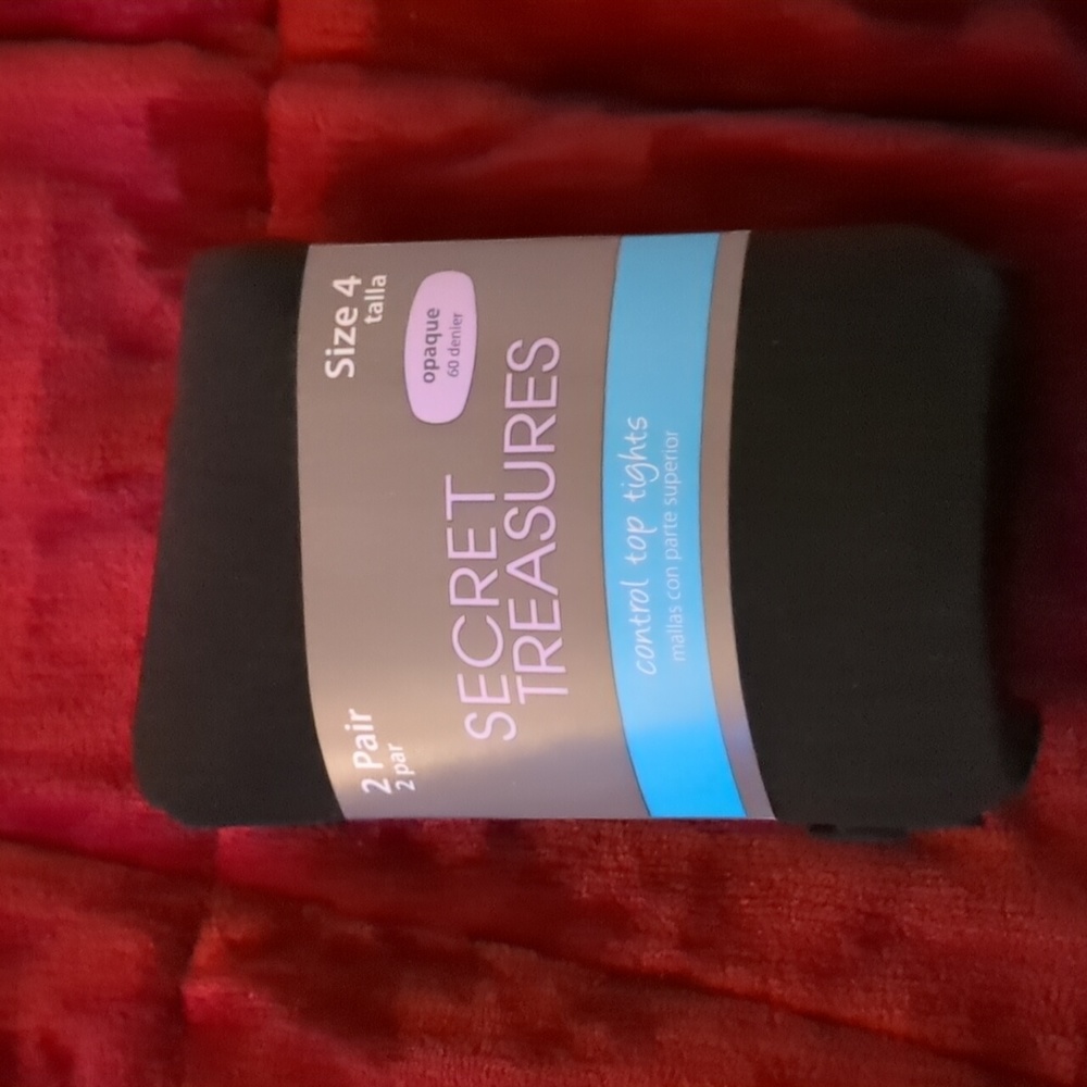 NWT Black Opaque Tights 2pack